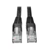 Eaton Tripp Lite Series Cat6 Gigabit nesuvaromas liejinis (UTP) eterneto kabelis (RJ45 M/M), PoE, juodas, 5 pėdos (1,52 m) - Laidas - RJ-45 (M) į RJ-45 (M) - 1,52 m - UTP - CAT 6 - Liejinis