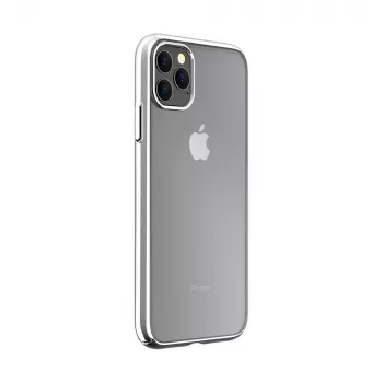 Devia Glimmer serijos apsauginis dėklas iPhone 11 Pro Max, sidabrinis, PC