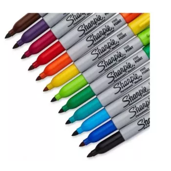Sharpie permanentinis žymeklis Fine 18 vnt. įvairiaspalviai