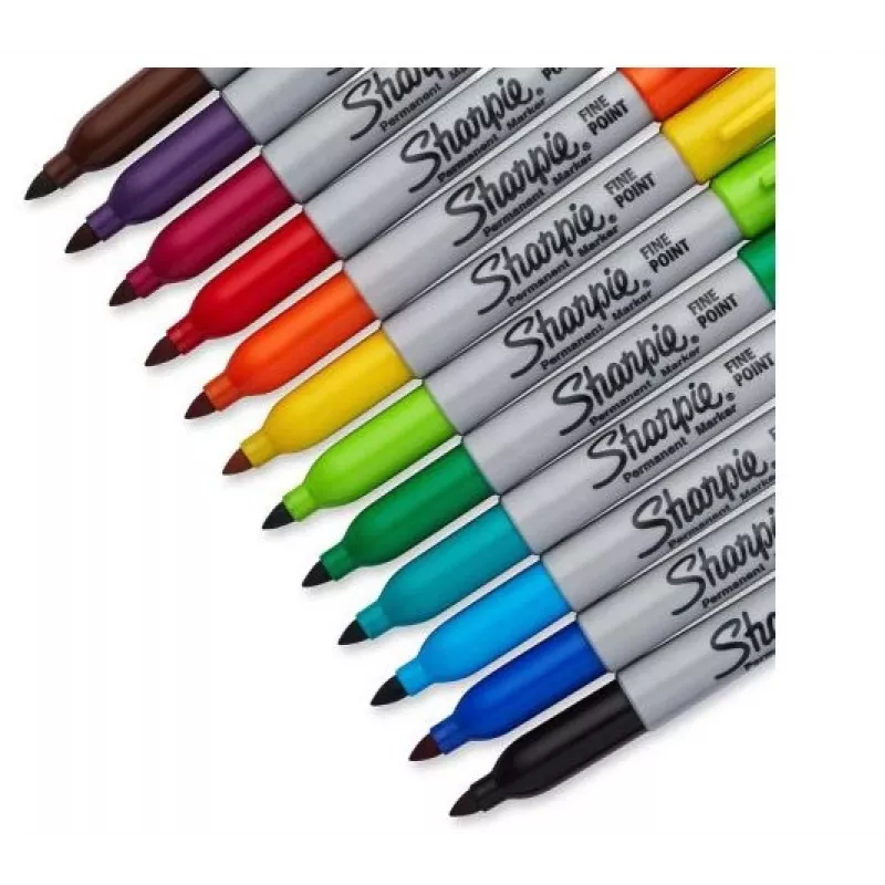 Sharpie permanentinis žymeklis Fine 18 vnt. įvairiaspalviai