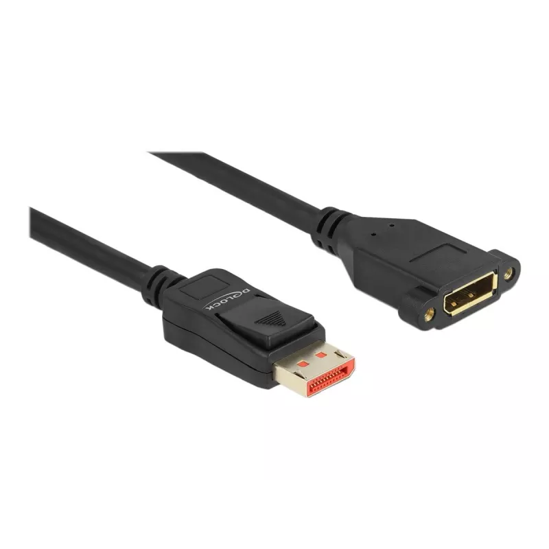 DisplayPort ilginimo laidas su montavimo rėmeliu DeLOCK 87095 8K 60 Hz 1 m