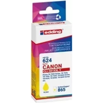 edding kasetė spausdintuvui EDD-624 geltona suderinama su Canon CLI-581XXL Y