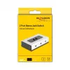 Audio jungiklis DeLOCK 88061 juodai pilkas 3,5 mm įėjimas išėjimas