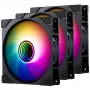 Korpuso ventiliatoriai PHANTEKS M25G2-140 D-RGB Reverse Blade 140 mm 3 vnt. Juodi