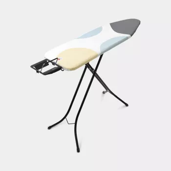 Brabantia lyginimo lenta rankovėms su medvilniniu užvalkalu ir garų lygintuvo stovu 1240x380 mm