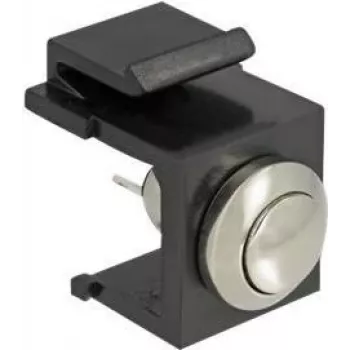 Kištukinė jungtis Keystone DeLOCK 86402 LED Juoda Nerūdijantis plienas
