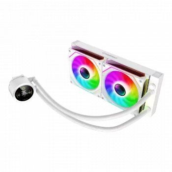 Gamemax ICEBURG 240 DIGITAL WH | procesoriaus skysčio aušintuvas | 240 mm | baltas