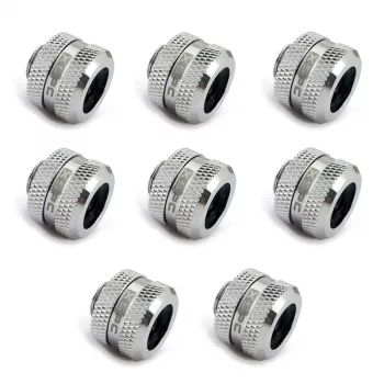XSPC jungtis G1/4 iki 14 mm kietajam vamzdžiui, chromuota – 8 vnt.