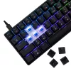 Mechaninė klaviatūra White Shark Shinobi-2 mėlyni jungikliai juoda JAV išdėstymas