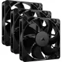 Ventiliatorių rinkinys Corsair RS120 12 cm juodas 420-2100 RPM 3 vnt.
