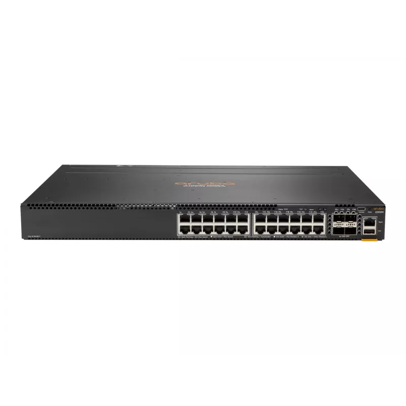 HPE Aruba 6300F jungiklis – L3 valdomas, 24 x Gigabit Ethernet + 4 x SFP56 (aukštyn/rikiuotė)