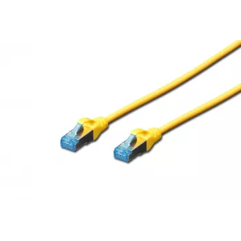 Tinklo laidas Digitus CAT 5e SF/UTP Patch Cord RJ45 5 m geltonas