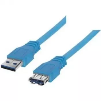 USB ilginamasis laidas ShiverPeaks 1,8 m USB 3.2 Gen 1 USB A mėlynas