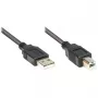GoodConnections USB 2.0 A > B (ST-ST) 1,8m adapterinis kabelis juodas (2510-2OFS)