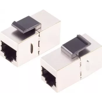 Keystone modulis ShiverPeaks S/CONN 08-10010 plokščias sidabrinis RJ-45 24 vnt.