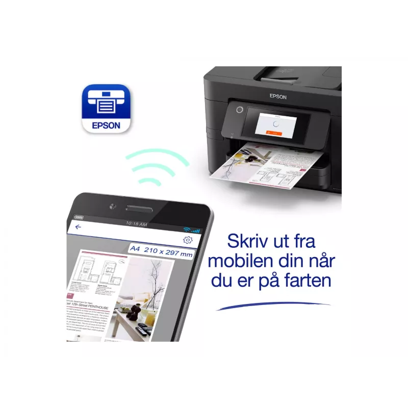 Daugiafunkcis spausdintuvas Epson WorkForce Pro WF-4825DWF rašalinis A4 4800x2400 DPI 25 ppm Wi-Fi