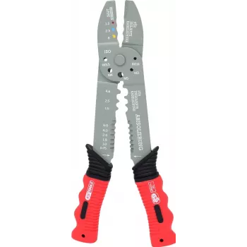 Crimping įrankis ks tools 115.1231, 220 mm – izoliuotiems ir neizoliuotiems gnybtams