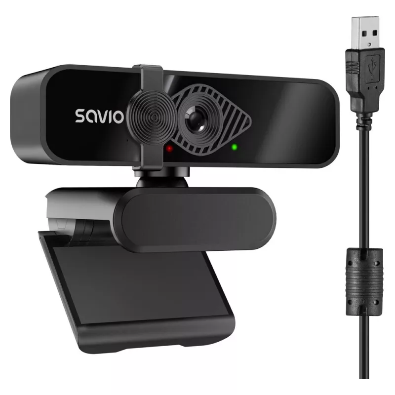 Internetinė kamera Savio CAK-06 4K Ultra HD USB juoda