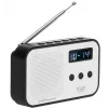 Nešiojamas skaitmeninis radijas Adler AD 1907 – AM/FM, skaitmeninis derintuvas, žadintuvas, USB-C, 600 mAh baterija, LCD, 20 stočių atmintis, teleskopinė antena