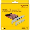 PCI Express x4 kortelė DeLOCK 90492 USB Type-C USB Type-A