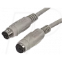 S/CONN 78106-2 PS/2 kabelis 1,8 m 6 kontaktų Mini-DIN baltas