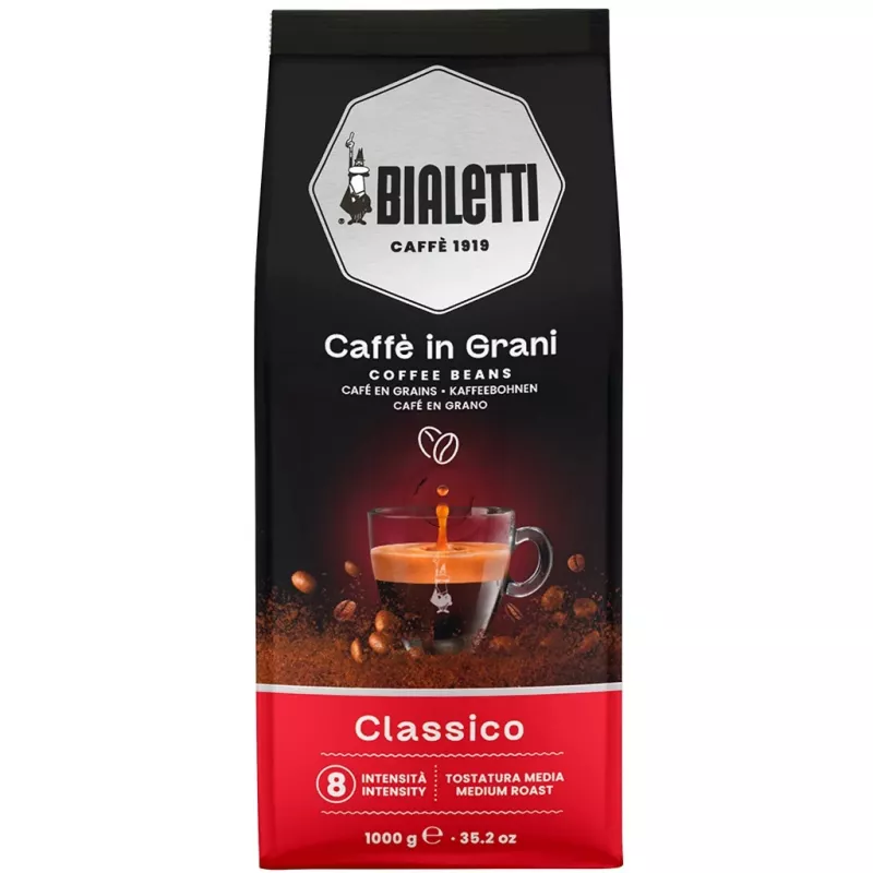 Kavos pupelės Bialetti Classico 1 kg Espresso vidutinis skrudinimas