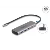 USB šakotuvas DeLOCK 64299, metalinis, USB 3.2 Gen 2, 4 prievadai