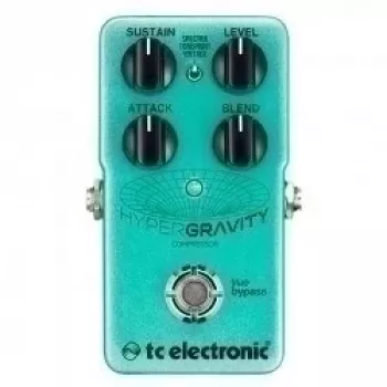 Kompresorinis pedalas TC Electronic HyperGravity Compressor True Bypass kompaktiškas