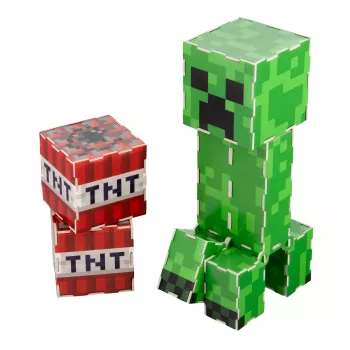 Konstruktorius Paladone Minecraft Creeper – surenkama Creeper figūrėlė