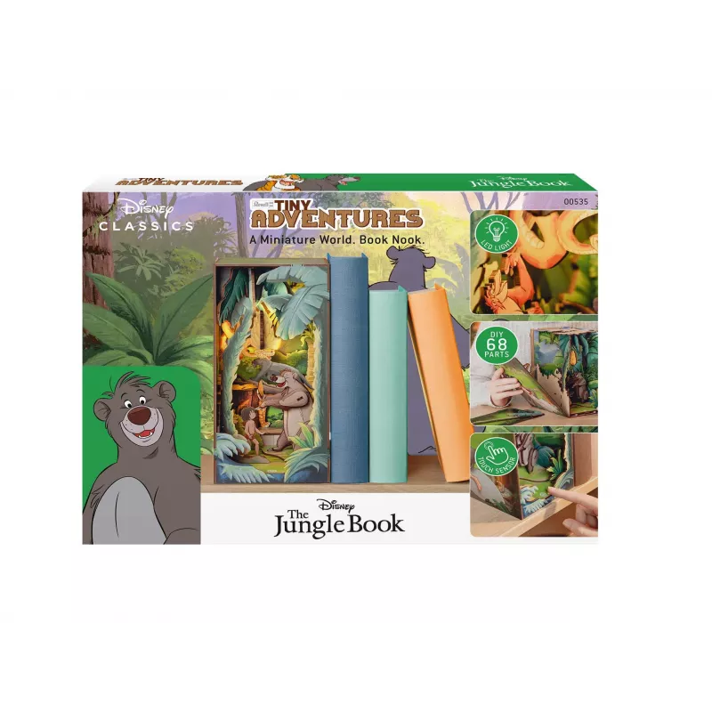 Plastikinis modelis REVELL Disney The Jungle Book Tiny Adventures 00535 – snap-fit figūrėlės, kolekcinis eksponatas