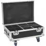 Transportinis dėklas su įkrovimo funkcija Roadinger 31005163 4x AKKU IP UP-4 Plus HCL Spot WDMX