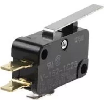 Omron V-152-1C25 mikro jungiklis 250 V/DC 15 A 1 x įjung/(įjung) 1 vnt. Maišelis