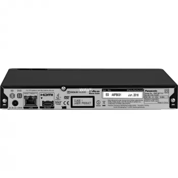 Panasonic Blu-ray grotuvas DMP-BDT167EG – Xvid, MKV, MP4, FLAC, MP3, AAC, ALAC, DSD, Wi-Fi, USB