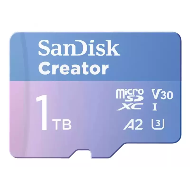 SanDisk Creator MicroSD atminties kortelė 1TB, didelis greitis iki 190 MB/s
