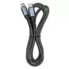 USB C laidas Qoltec 52358 1,5 m juodas USB 2.0 0,48 Gbit/s