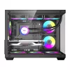 Kompiuterio korpusas DarkFlash B275 PRO (juodas) su 6 aušinimo ventiliatoriais