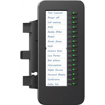 Unify Key Module KM410 – išplėtimo klavišų modulis, skirtas CP410/CP710 VoIP telefonams