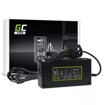 Maitinimo adapteris Green Cell AD56P 150W 19,5V 7,7A, skirtas ASUS nešiojamiesiems kompiuteriams, vidaus naudojimui, juodas