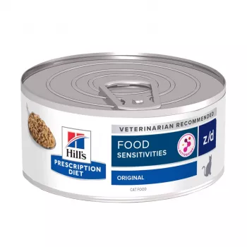 HILL'S Prescription Diet Feline z/d Food Sensitivities šlapias kačių maistas 156g