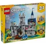 Konstruktorius LEGO Creator 3-in-1 Viduramžių riterio pilis 31168 — 1371 detalė, 6 minifigūrėlės, nuo 9 metų