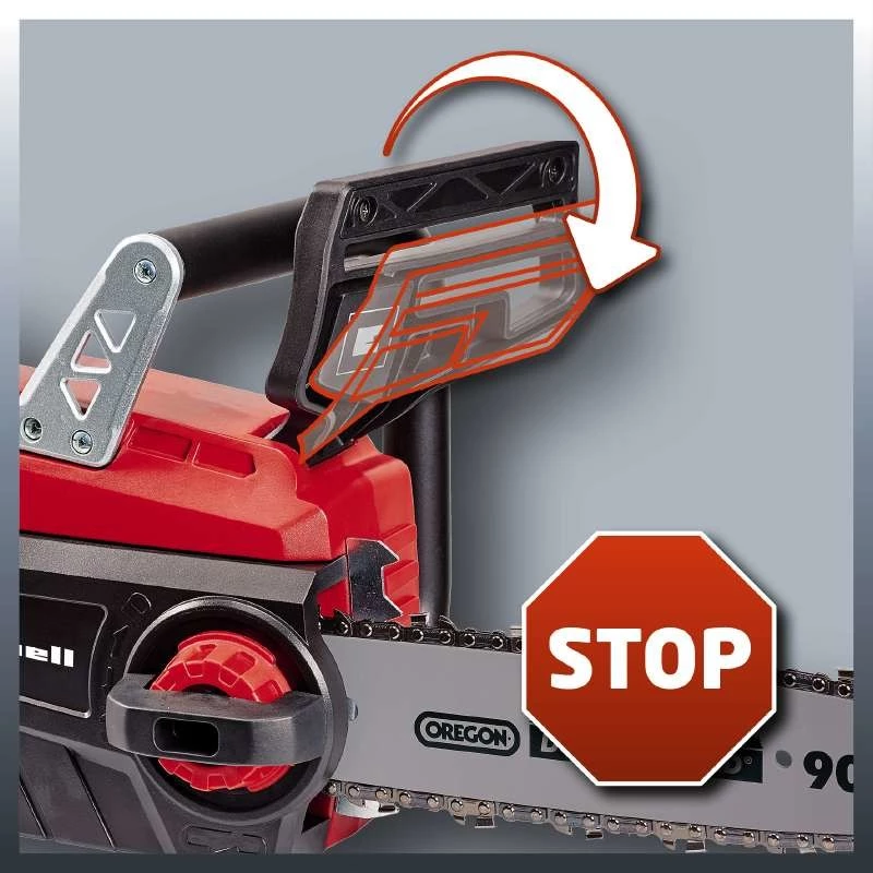 Einhell GE-LC 18 Li komplektas 2400 RPM juoda, raudona