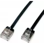 ROLINE U/FTP Patch kabelis Cat.6A Ultra trumpas RJ45 juodas 5m - Tinklas - CAT 6a (21.15.4565)