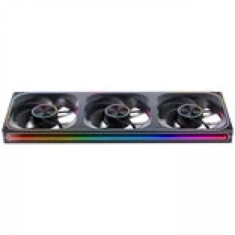 Korpuso ventiliatoriai Jonsbo ZA-420BR PWM Reverse ARGB — 3×140 mm, juodi