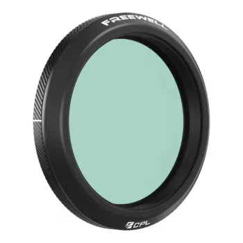 Cirkuliacinis poliarizacinis (CPL) filtras Freewell, skirtas DJI Osmo Action 5 Pro — 58 mm sriegis