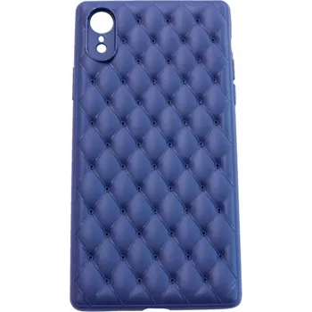 Dėklas telefonui Devia Charming iPhone XR, mėlynas – apsauginis užpakalinis dangtelis