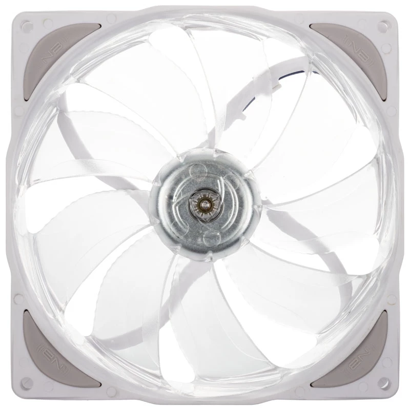 Aušintuvo ventiliatorius NoiseBlocker NB-eLoop X B14-P ARGB PWM 140 mm baltas