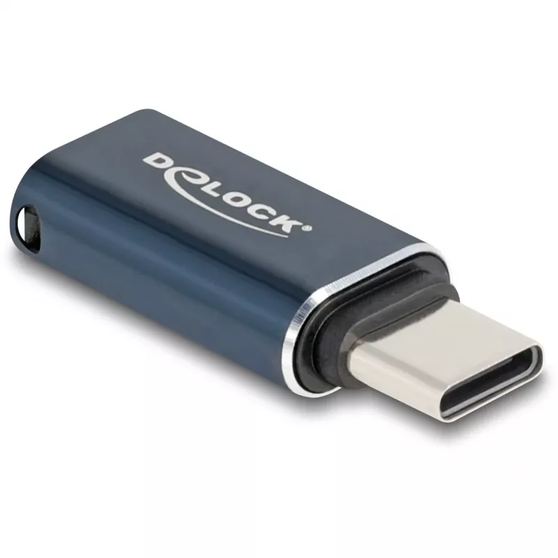 Adapteris lyties keitiklis DeLOCK 60688 USB 2.0 Type-C į 8 kontaktų Lightning antracitas