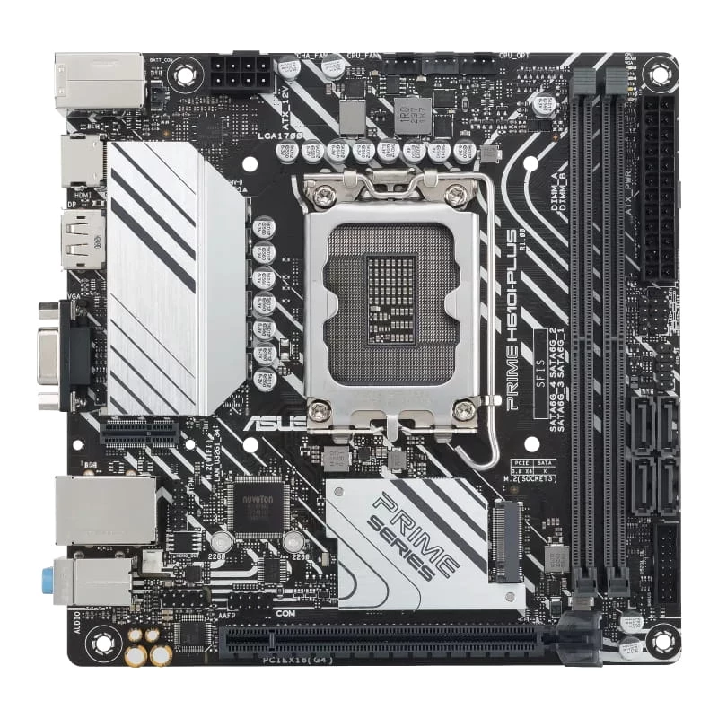 ASUS PRIME H610I-PLUS-CSM pagrindinė plokštė Intel H610 LGA 1700 mini ITX