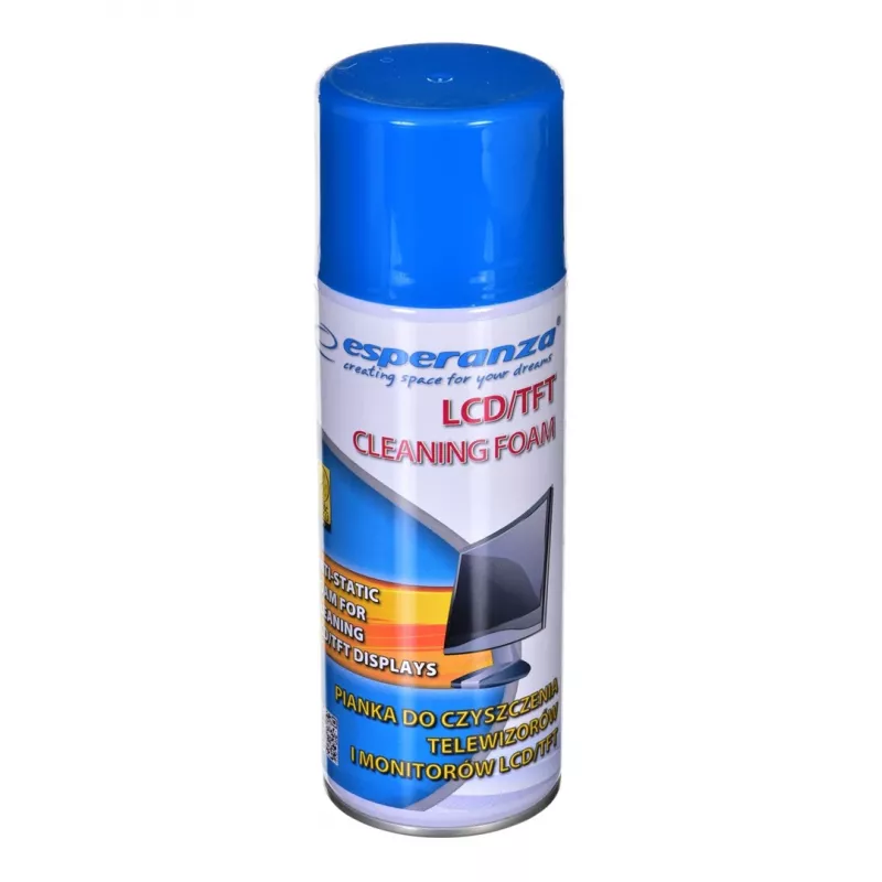 Valomoji puta ESPERANZA ES119 — 400 ml LCD/TFT/Plazmos ekranams, įvairiaspalvė