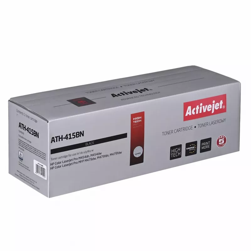 Activejet ATH-415BNX kasetė (pakeičia HP 415X W2030X; Supreme; 7500 puslapių; juoda)